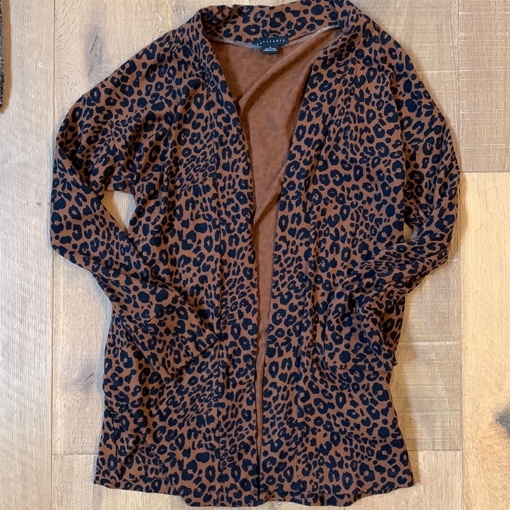 Sanctuary leopard print cardigan